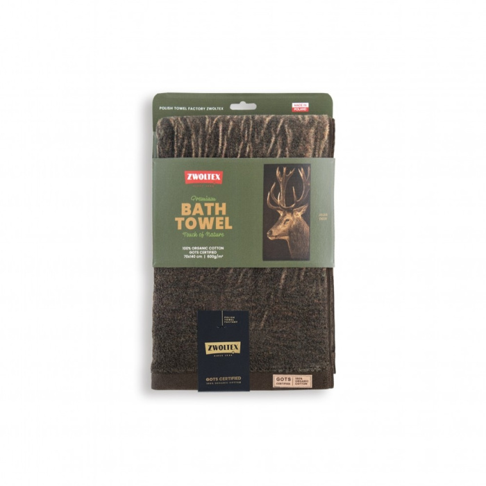 Ręcznik ZWOLTEX JELEŃ brązowy